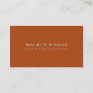 MASCULINE BUSINESS CARD :: schlicht smart 2 Visitenkarte
