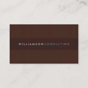 MASCULINE BUSINESS CARD :: simple pinstripe 3D 4 Visitenkarte
