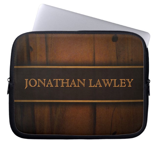 Masculine Classy Imitate Ostsee Pinien Laptopschutzhülle (Vorderseite)