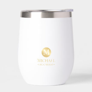 Masculine Gold Personalisierte Trauzeugen