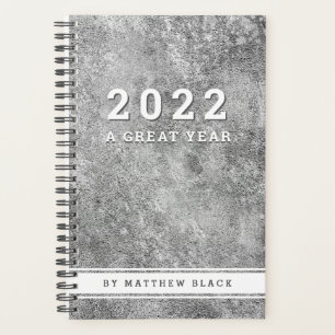 Masculine Silver Grunge Mens Plan Homme d'affaires