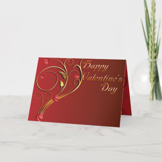 Masculine Valentine Card Feiertagskarte (Vorderseite)
