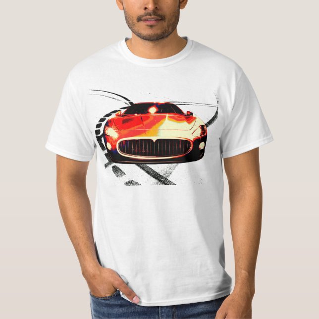 Maserati-Art T-Shirt (Vorderseite)