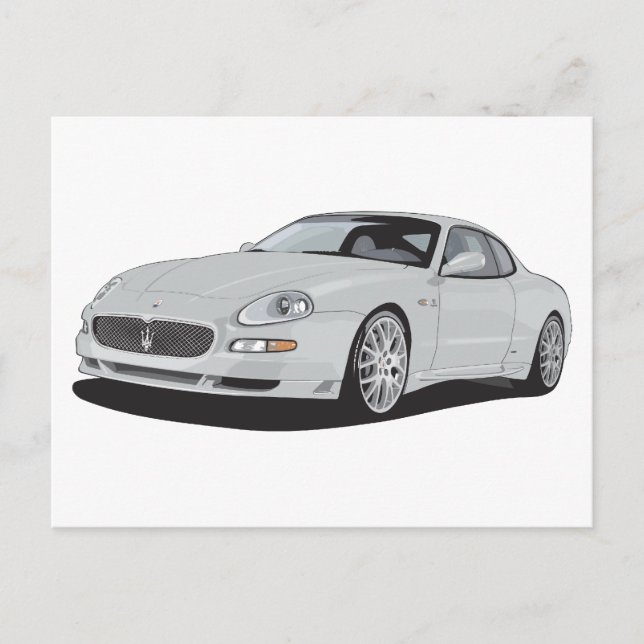 Maserati Postkarte (Vorderseite)