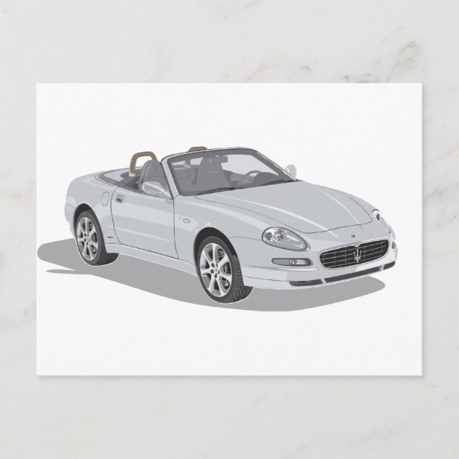 Maserati Spyder Postkarte (Vorderseite)