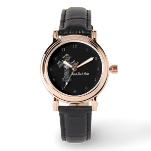 Maserkreuz Armbanduhr
