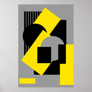 Mash-up für geometrische abstrakte Deko2 Poster