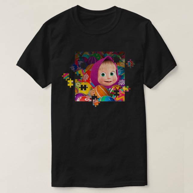 Masha Puzzle T-Shirt (Design vorne)