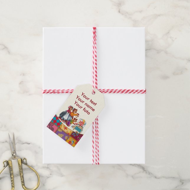 Masha und 3 Bären Geschenkanhänger (Mit Garn)