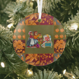 Masha und 3 Bären Ornament Aus Glas