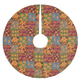 Masha und 3 Bären Polyester Weihnachtsbaumdecke