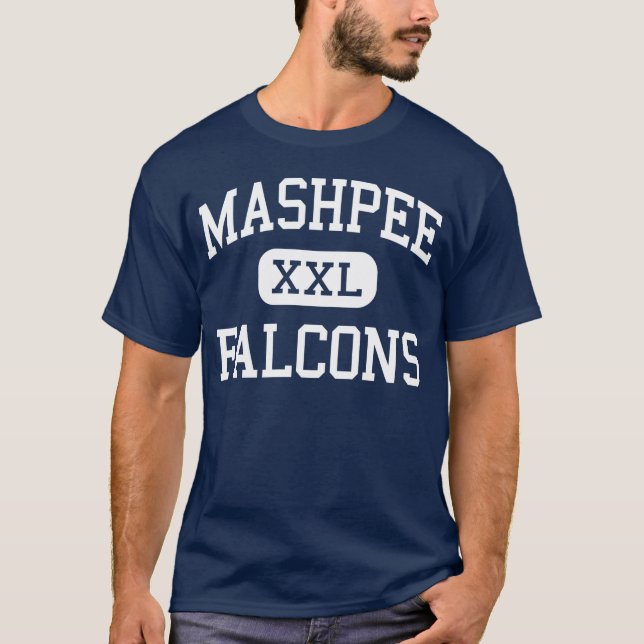 Mashpee - Falcons - hoch - Mashpee Massachusetts T-Shirt (Vorderseite)