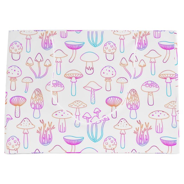 Mashroom gift bag große geschenktüte (Vorderseite)