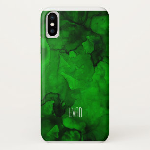 Mashup couleur verte Apple iPhone X Coque