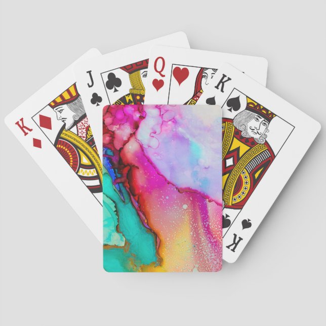 Mashup iPhone X Case-Mate iPhone-Fall färben Spielkarten (Rückseite)