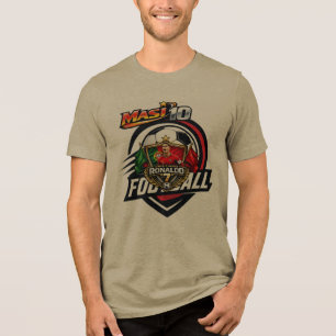 MASI 10 Fußball-T-Shirt Tri-Blend Shirt