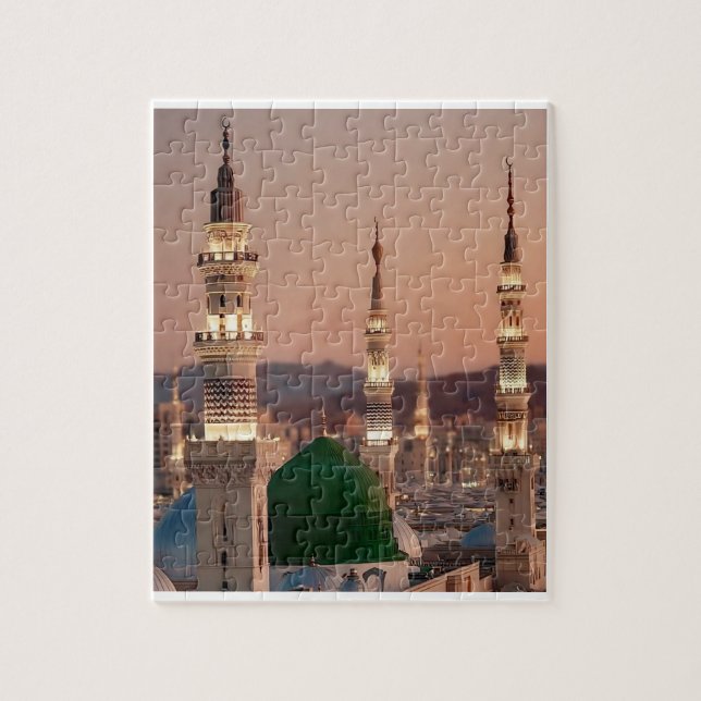 Masjid e Nabvi Islamisches Puzzle  (Vertikal)