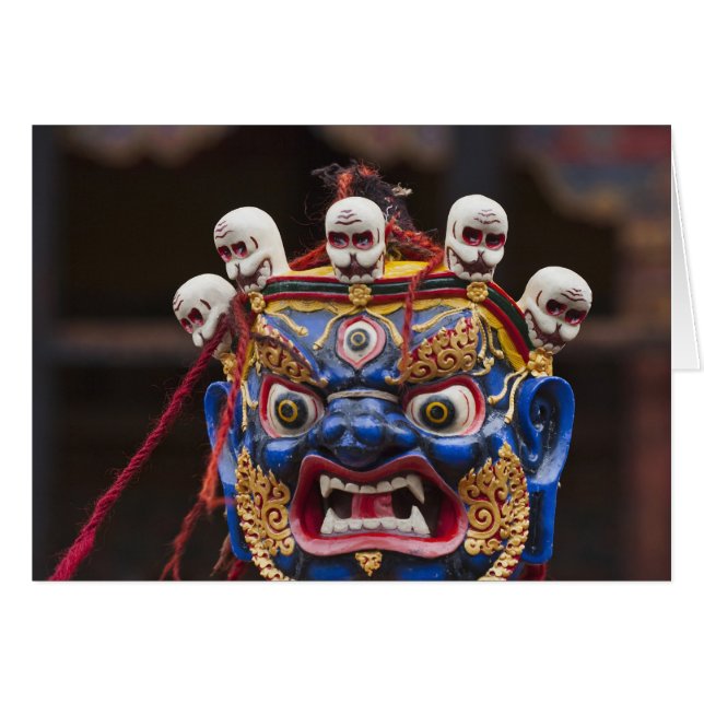 Mask dance performance at Tshechu Festival 2 (Vorderseite (Horizontal))