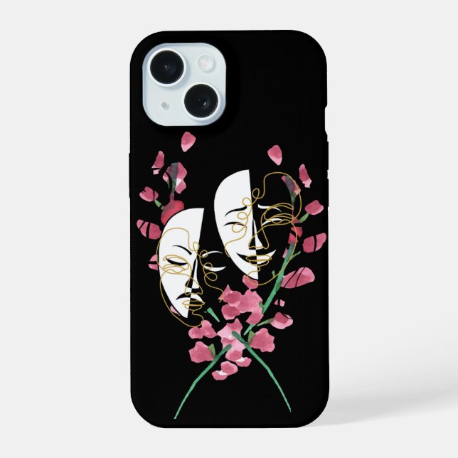 Mask phone case iPhone 15 hülle (Rückseite)