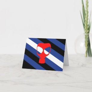 Mask Pride-Flagge Dankeskarte