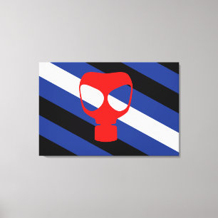 Mask Pride-Flagge Leinwanddruck