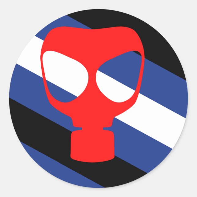Mask Pride-Flagge Runder Aufkleber (Vorderseite)