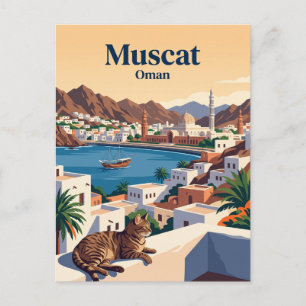 Maskat Oman Postkarte