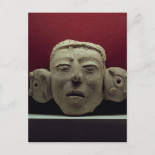 Maske, 500-900 AD Postkarte