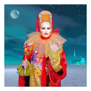Maske der Erweiterung des Fotos von Venedig Fotodruck