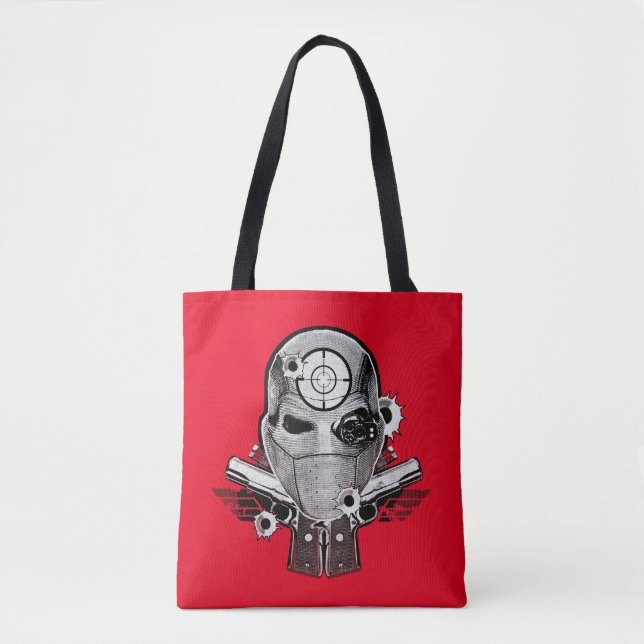 Maske der Selbstmord-Gruppen-| Deadshot u. Tasche (Vorderseite)