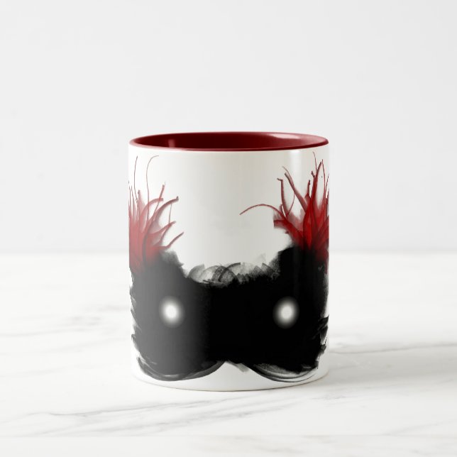 Maske des Phantoms Zweifarbige Tasse (Mittel)