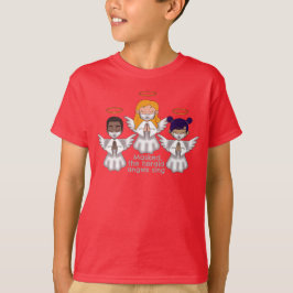 Maske, die Herald Engel singen, Option 3 T-Shirt