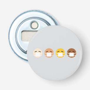 Maske Emoji Faces Maske oben COVID Flaschenöffner