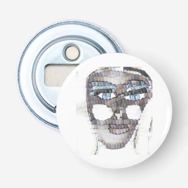 Maske Flaschenöffner (Vorderseite)