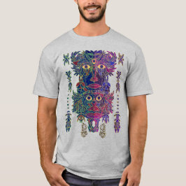 Maske Fünf Augen Stachel T-Shirt