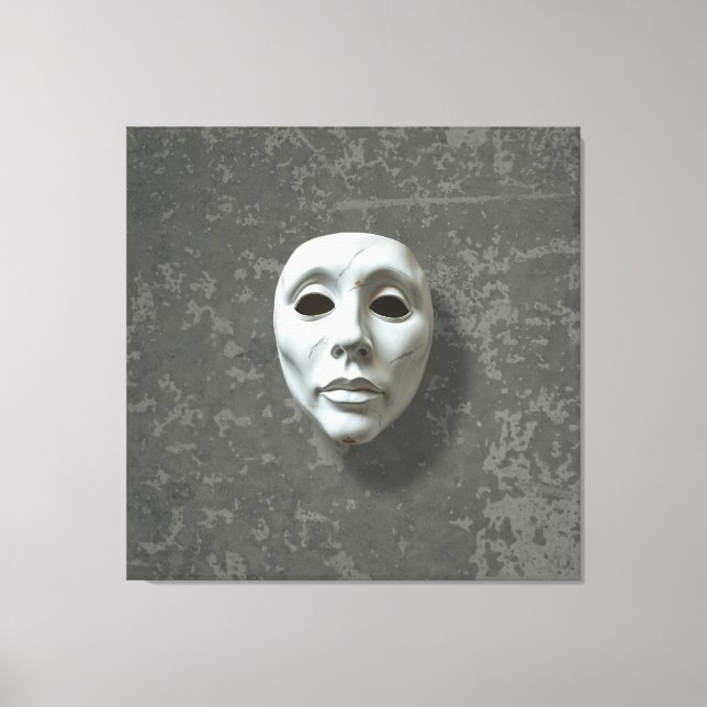 MASKE LEINWANDDRUCK (Vorderseite)