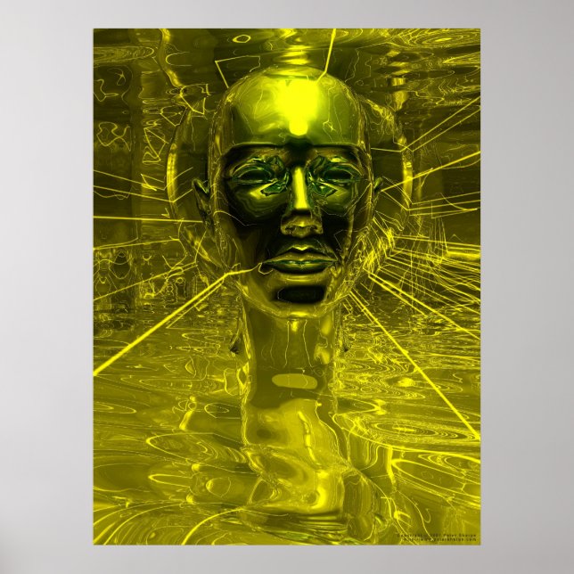 Maske Nefertiti Poster (Vorne)