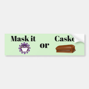 Maske oder Autoaufkleber