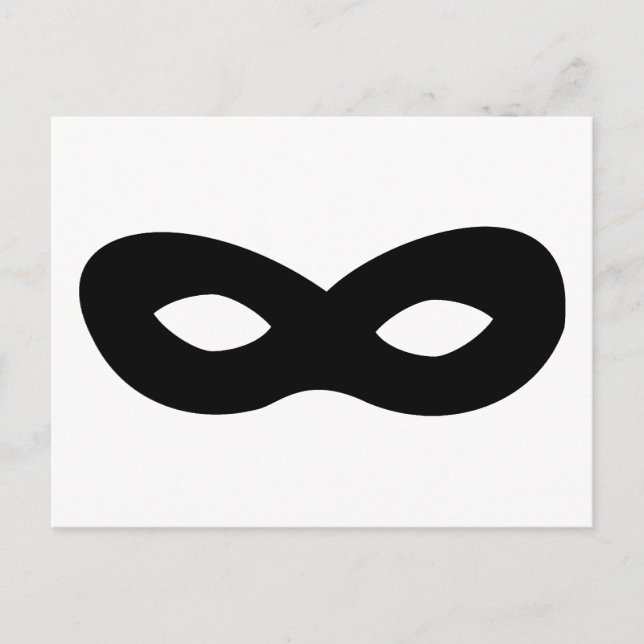 Maske Postkarte (Vorderseite)