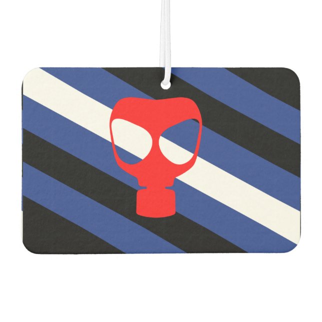 Maske-Pride-Flag Autolufterfrischer (Vorderseite)