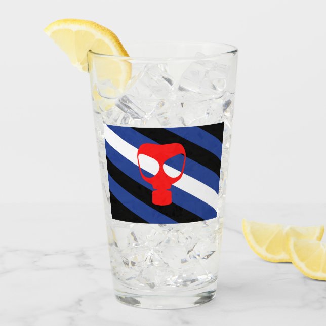 Maske-Pride-Markierung Glas (Vorderseite Ice)