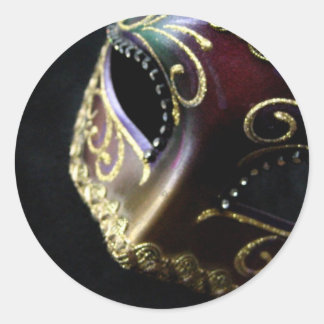 Maske Runder Aufkleber