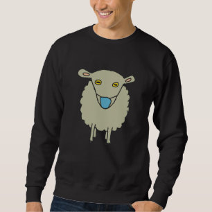 Maske-Schaf Sweatshirt