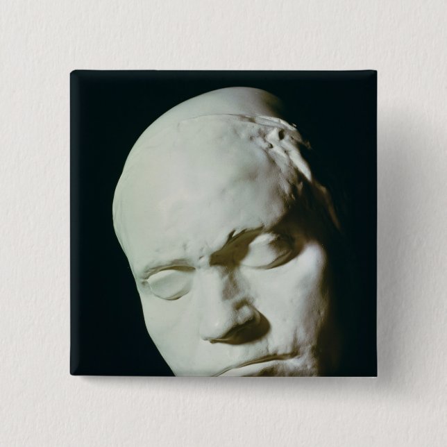 Maske von Beethoven, genommen vom Leben im Alter Button (Vorderseite)