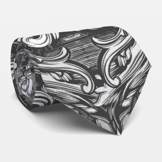 Maske von Samurai Neck Tie Krawatte (Gerollt)