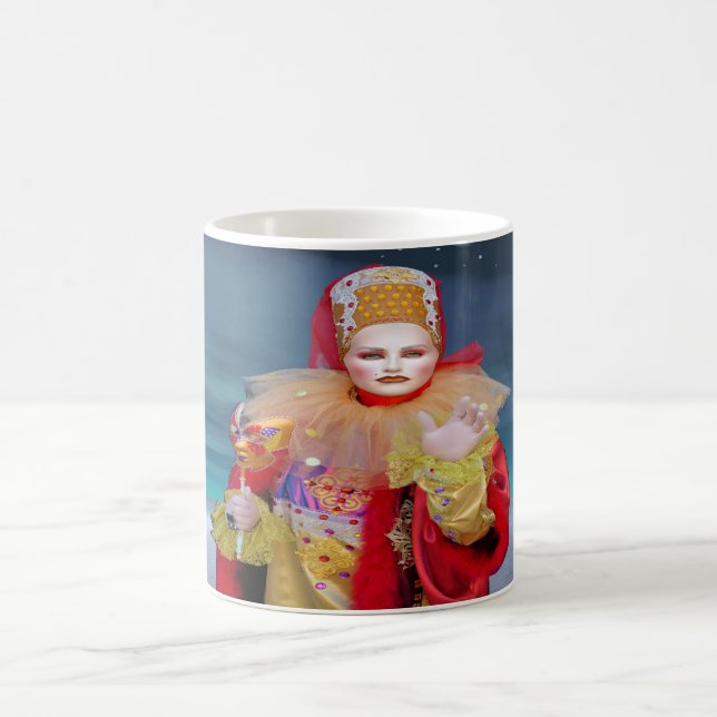 Maske von Venedig Kaffeetasse (Mittel)