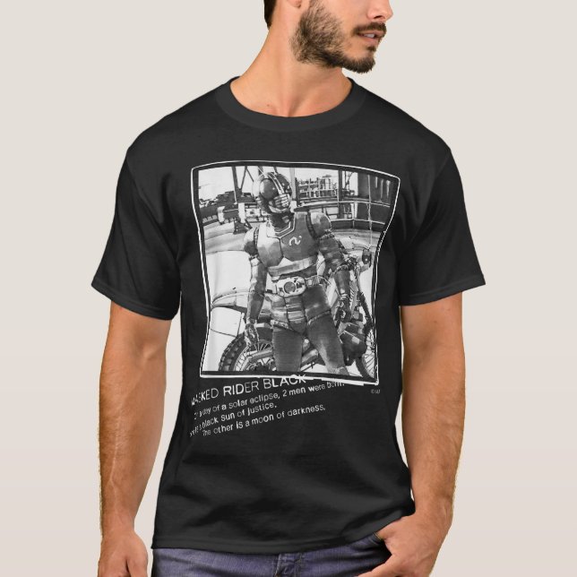 Masked Rider Black T-Shirt (Vorderseite)