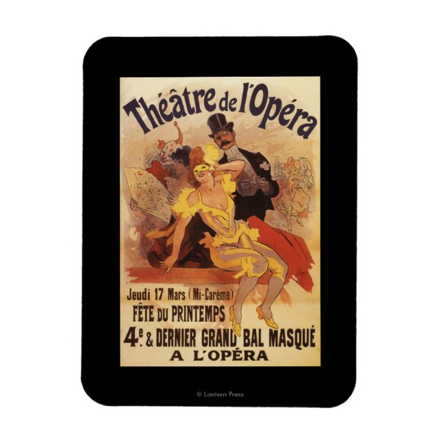 MaskedBall am Theater de l'Opera Magnet (Vertikal)