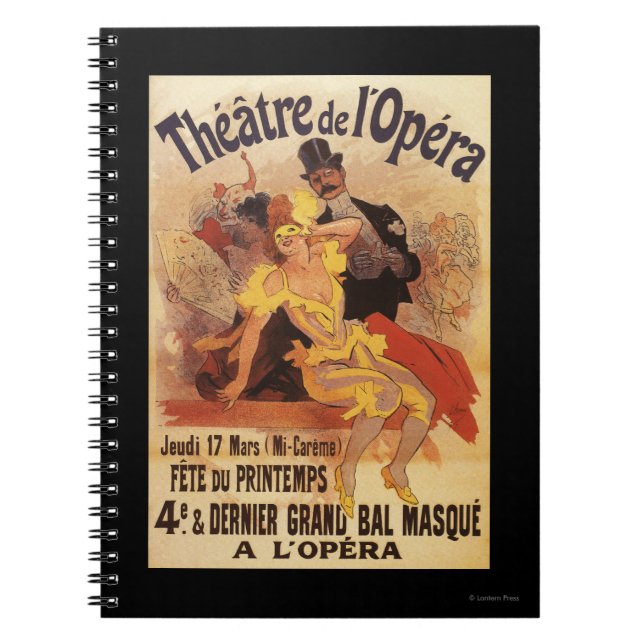 MaskedBall am Theater de l'Opera Notizblock (Vorderseite)