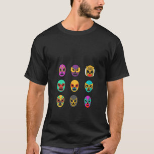 Masken der Legenden Retro Lucha Libre T-Shirt